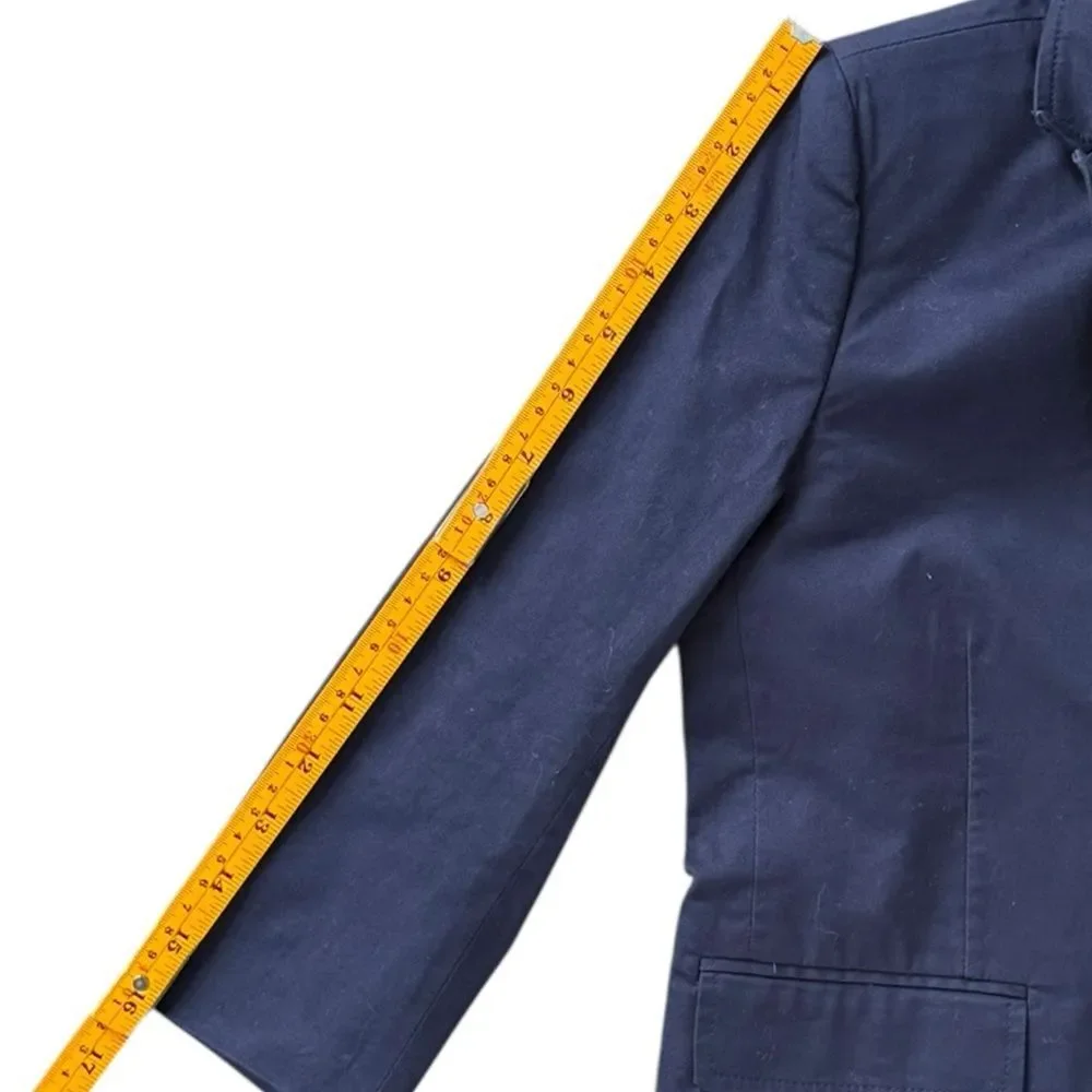 Crewcuts Factory Boys Kids Navy Blue Thompson 2 Button Blazer Jacket. 6-7. 6. 7.